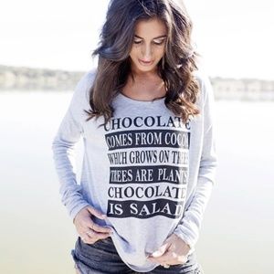 NWT Sun Lovin Roots Long Sleeve Tee